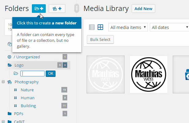 Configure WP Real Media Library – Media Categories/Folders Plugin