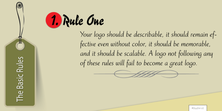 Logo design tips infographic