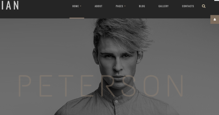 Ian Peterson Joomla Template